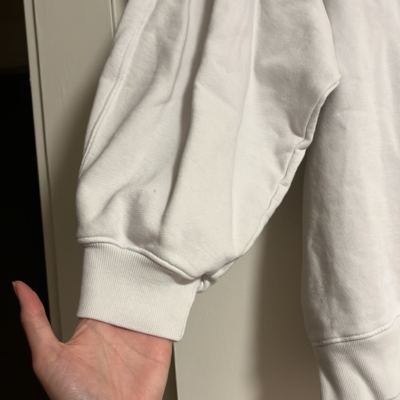 Agolde Crew Neck Sweatshirt 3/4 sleeves - Picture 3 of 5